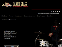Tablet Screenshot of danielglass.com